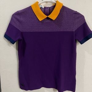 LACOSTE Women’s Color Block Polo Shirt